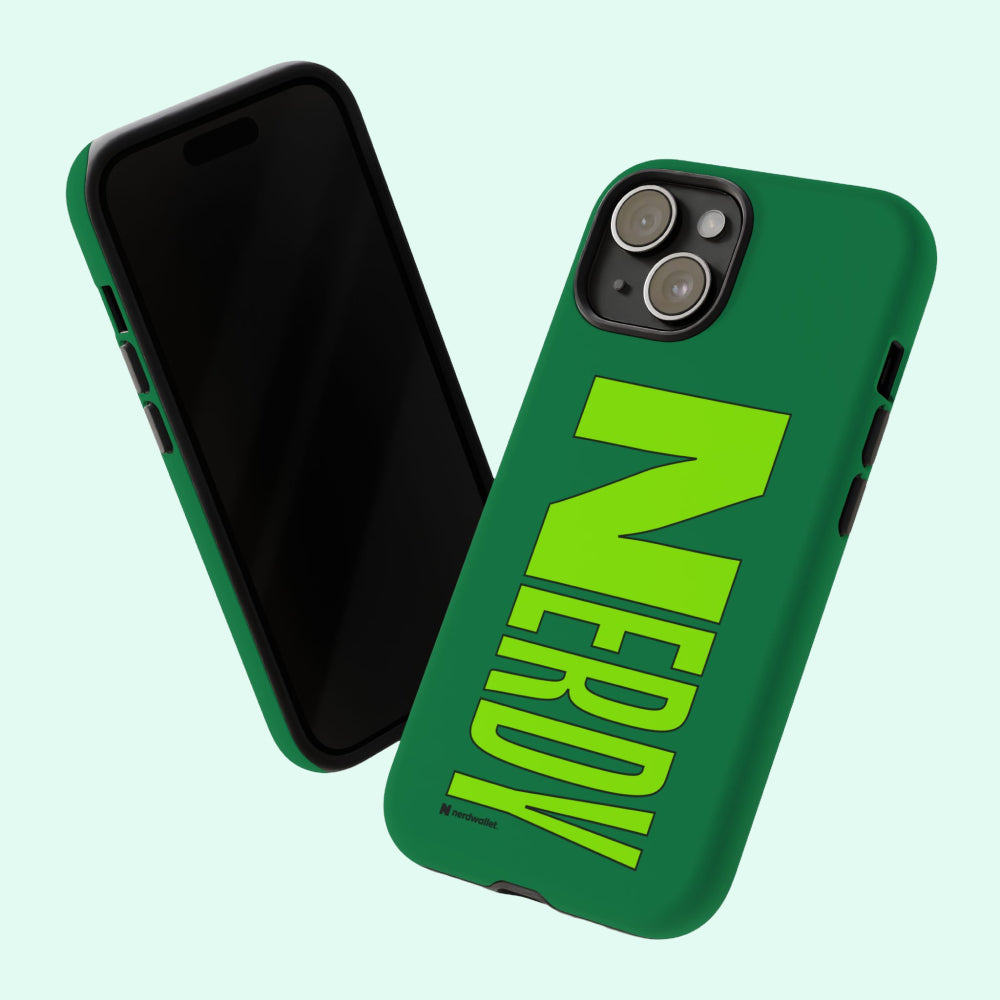 Nerdy Phone Case: Green