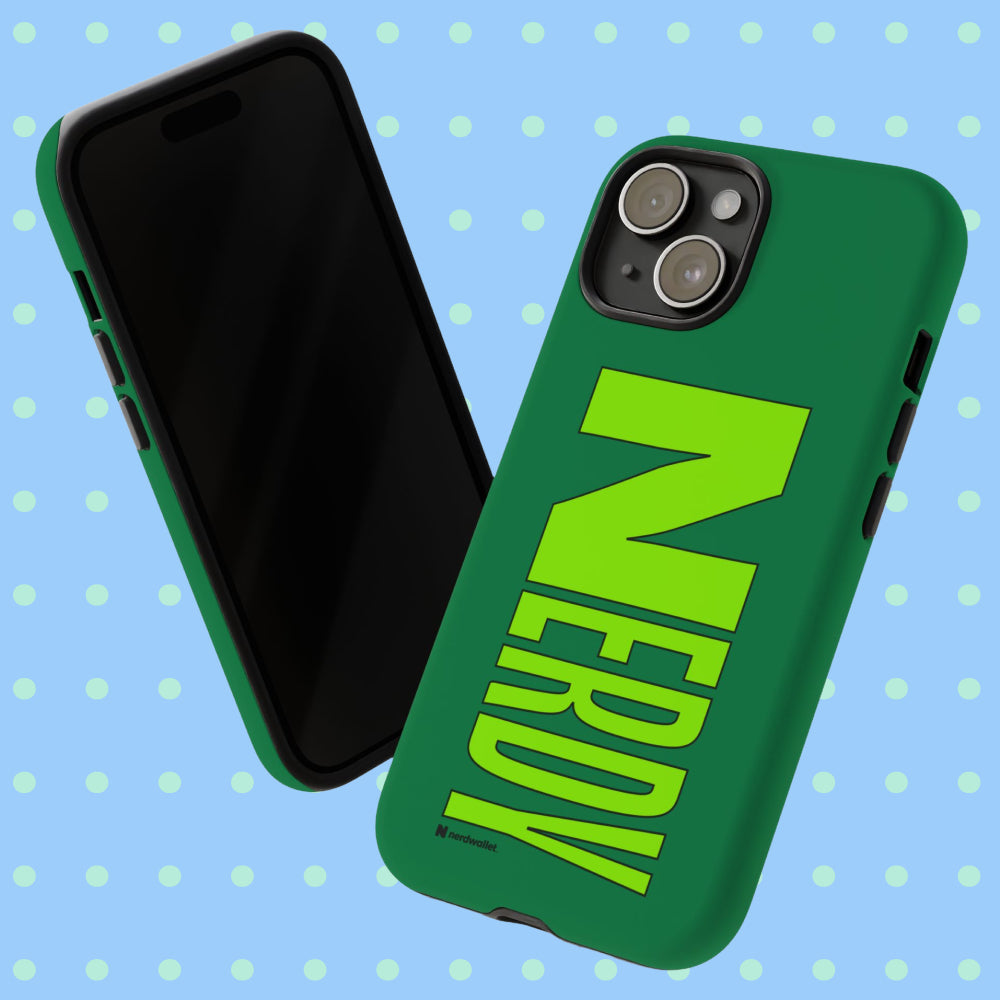 Nerdy Phone Case: Green