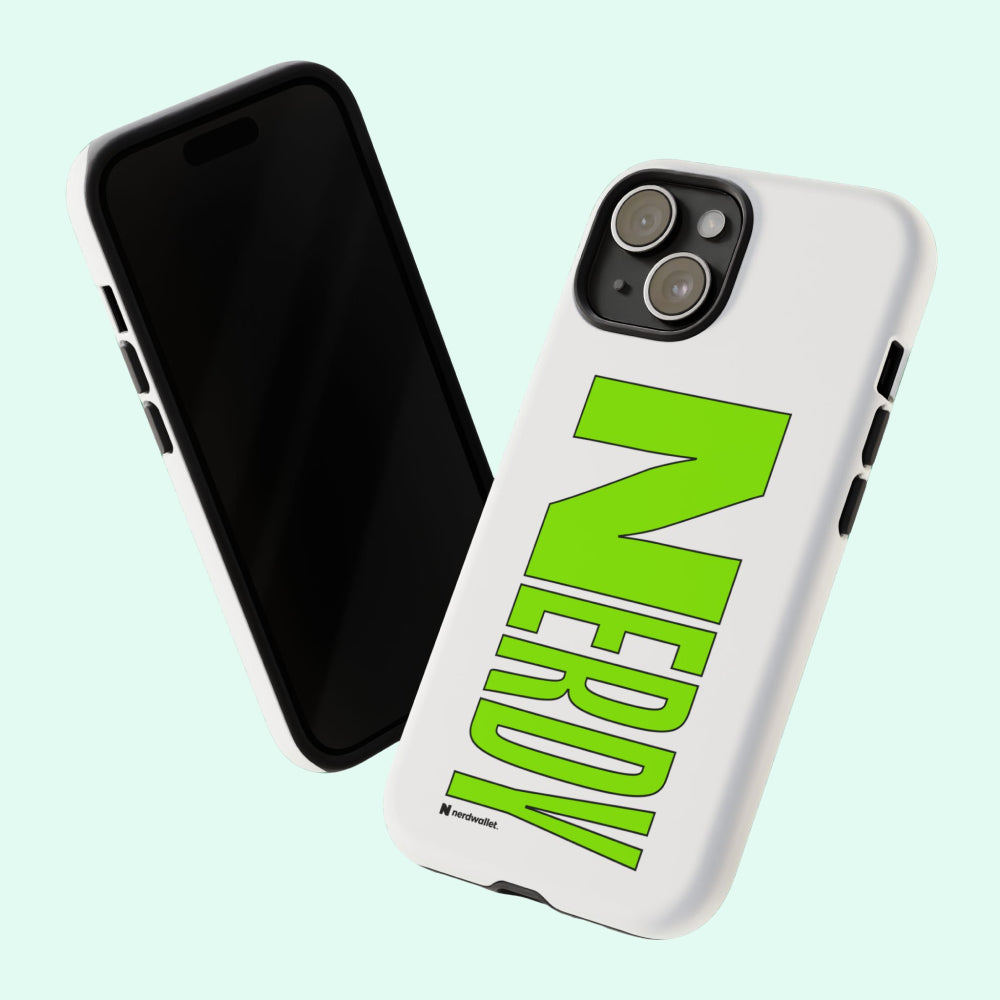 Nerdy Phone Case: White