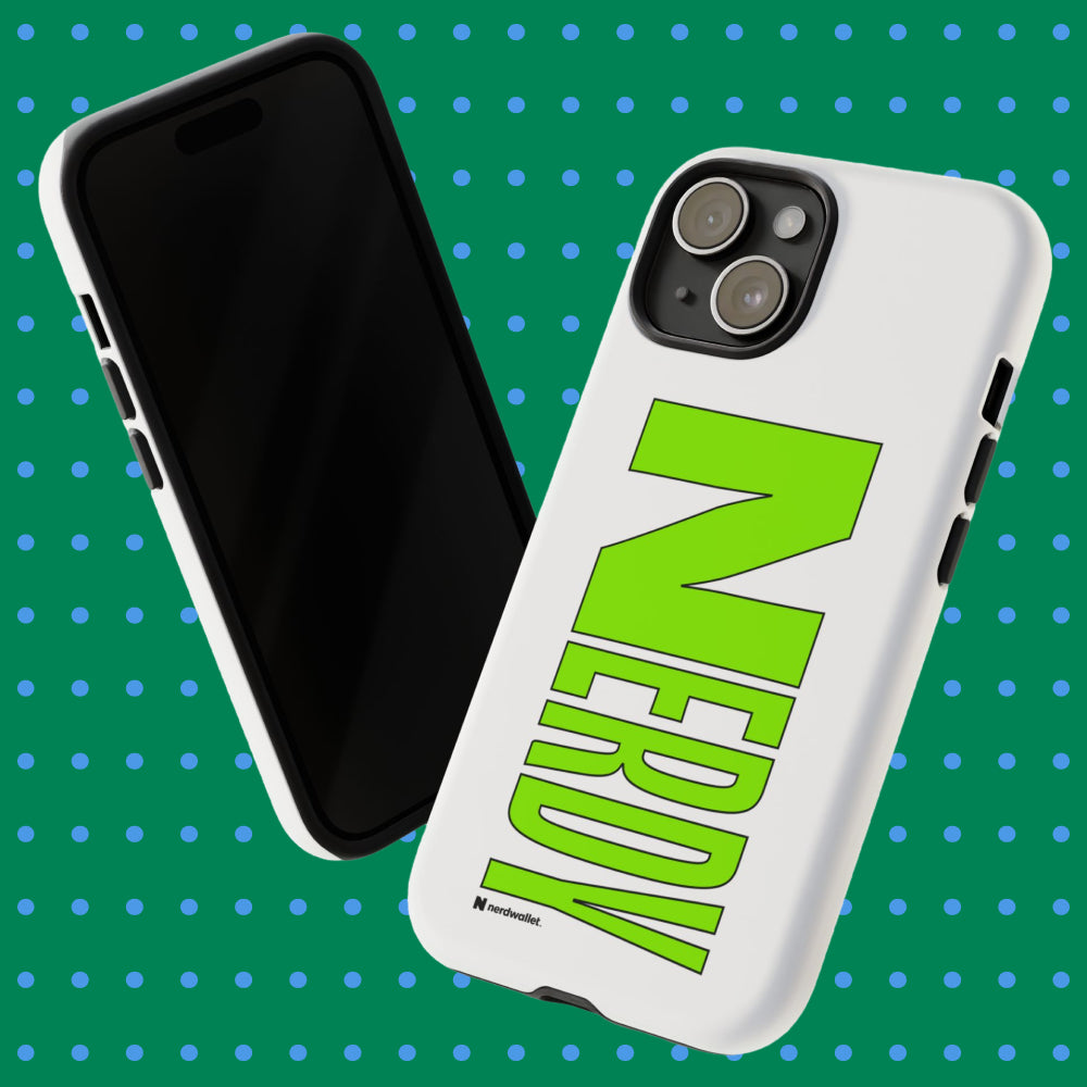 Nerdy Phone Case: White