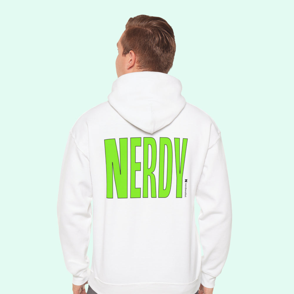 Nerdy Sweatshirt: White